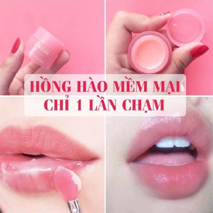 Mặt nạ dưỡng môi Laneige Full 3g Hương Cherry Hàn Quốc