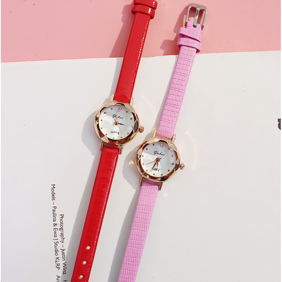 [CỰC ĐẸP] ĐỒNG HỒ NỮ DÂY DA YUHAO V3 HOT GIRL DÂY NHUYỄN NHỎ XINH | BigBuy360 - bigbuy360.vn