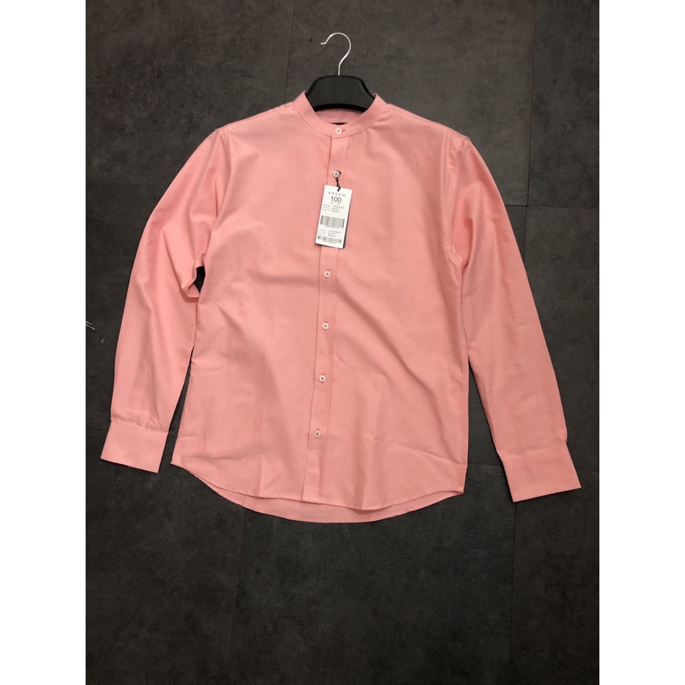 SALE. Áo sơ mi cổ trụ nam vải oxford hàng đẹp, may kỹ