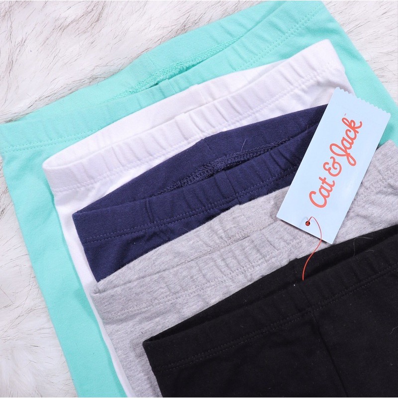 Set 2 Quần legging đùi Cat&amp;Jack mặc trong váy hàng vnxk xịn 1-12 tuổi