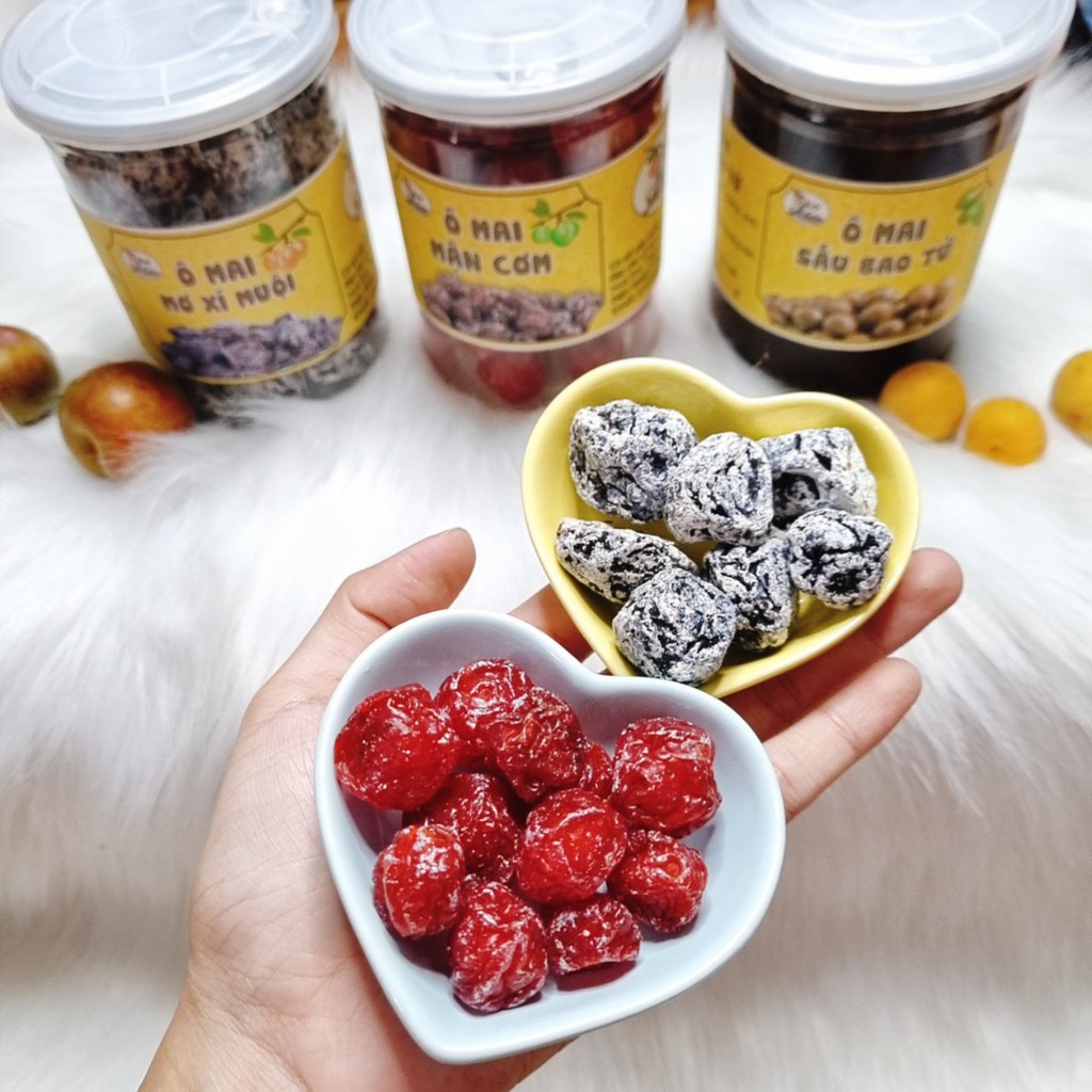 Xí Muội Mơ vị đặc biệt thơm ngon đóng hộp 250gr, 400gr