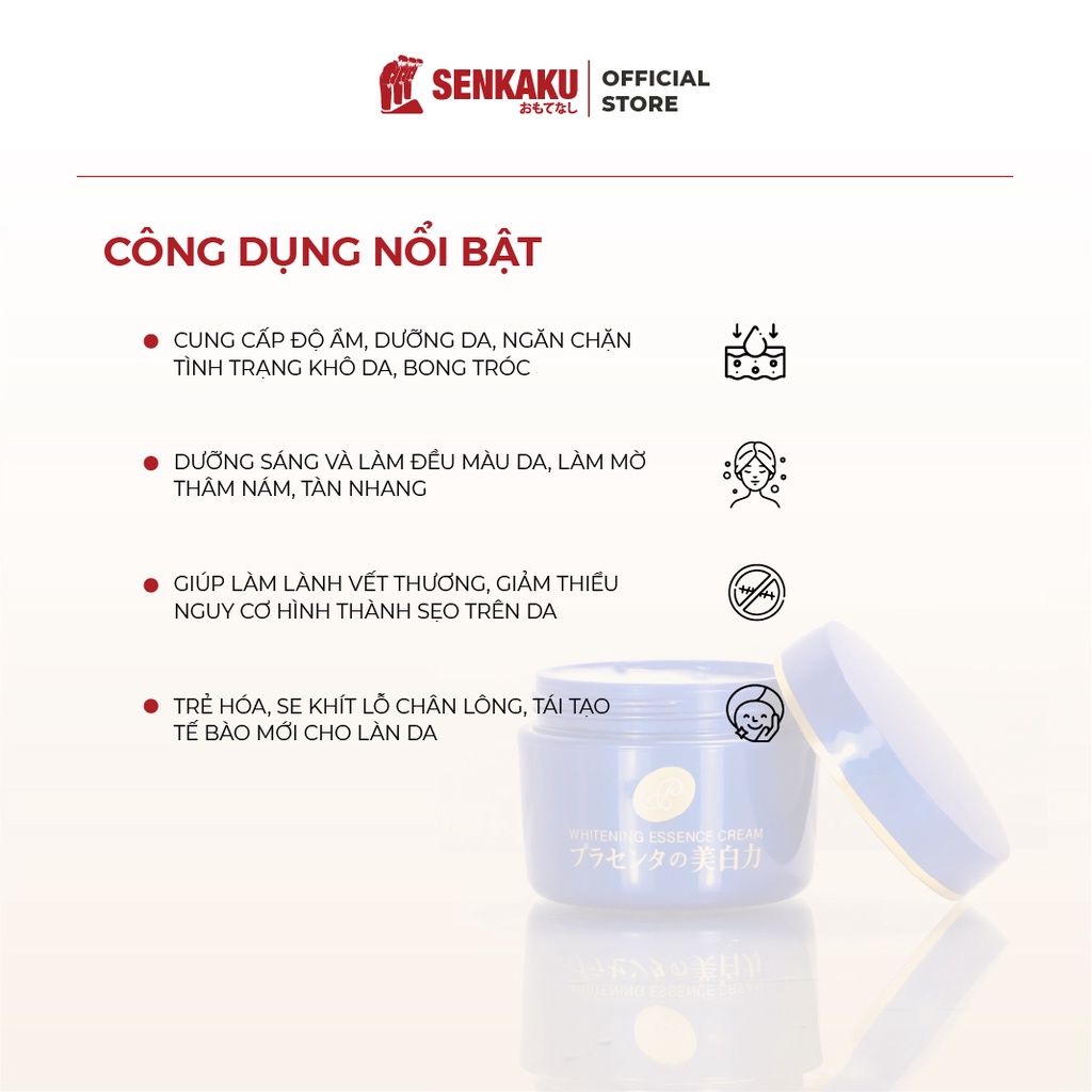Kem dưỡng trắng da và dưỡng ẩm da mặt Meishoku nội địa Nhật Bản 55g