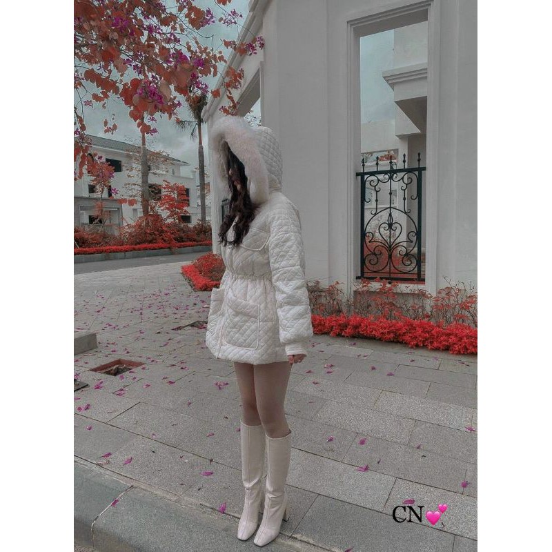 Áo phao trần trám, mũ lông, hàng quảng châu | BigBuy360 - bigbuy360.vn