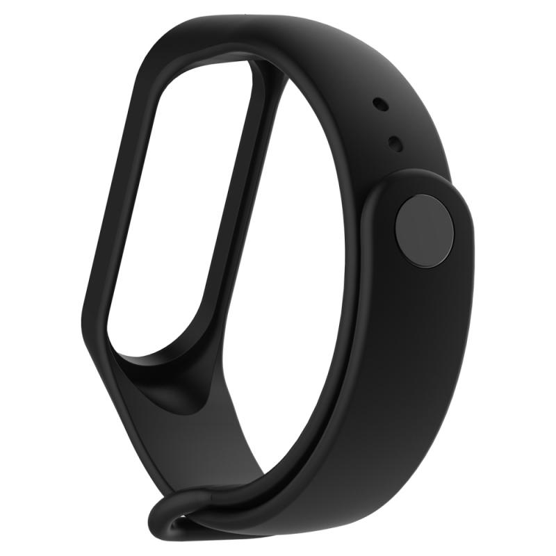 Dây Đeo Thay Thế Chất Liệu Silicon Màu Đen Cho Xiaomi Mi Band 4 3 Mi Band 3 Mi Band 4 3 Band 4