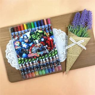 SÁP VẶN 12 MÀU HÀNG CHẤT LƯỢNG TỐT -HÌNH ẢNH ĐẸP Disney Princess Sofia Super Hero Avenger Bts Bt21 Gift