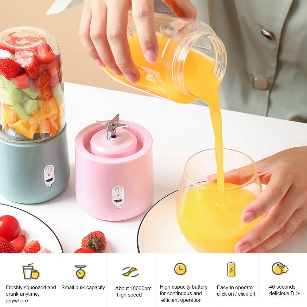 Máy Ép Nước Trái Cây JANE|Máy Xay Trái Cây Cầm Tay Bằng Nhựa