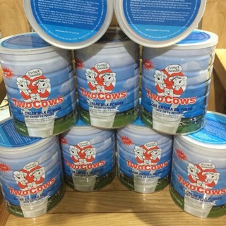 Sữa tươi dạng bột nguyên kem 2 con bò 900g