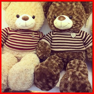 (XẢ KHO THÊM QUÀ TẶNG) GẤU TEDDY KHỔ VẢI 1M3 CỰC ĐẸP
