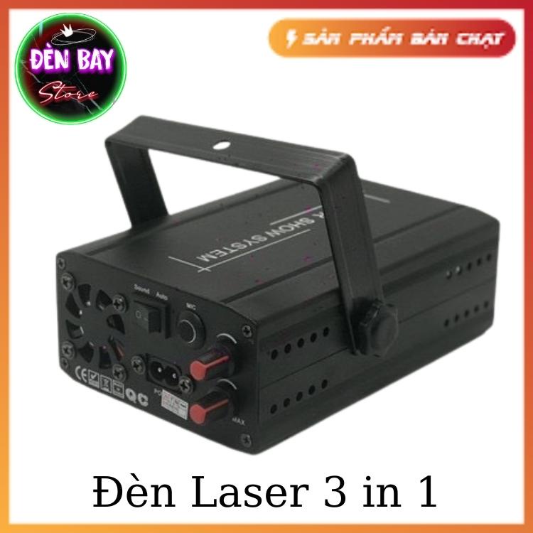 Đèn Laser 3 in 1 Cảm Biến Âm Thanh Hiệu Ứng Sóng Nước 3D Phù Hợp Dùng Cho Phòng Bay, Phòng Karaoke, Bar
