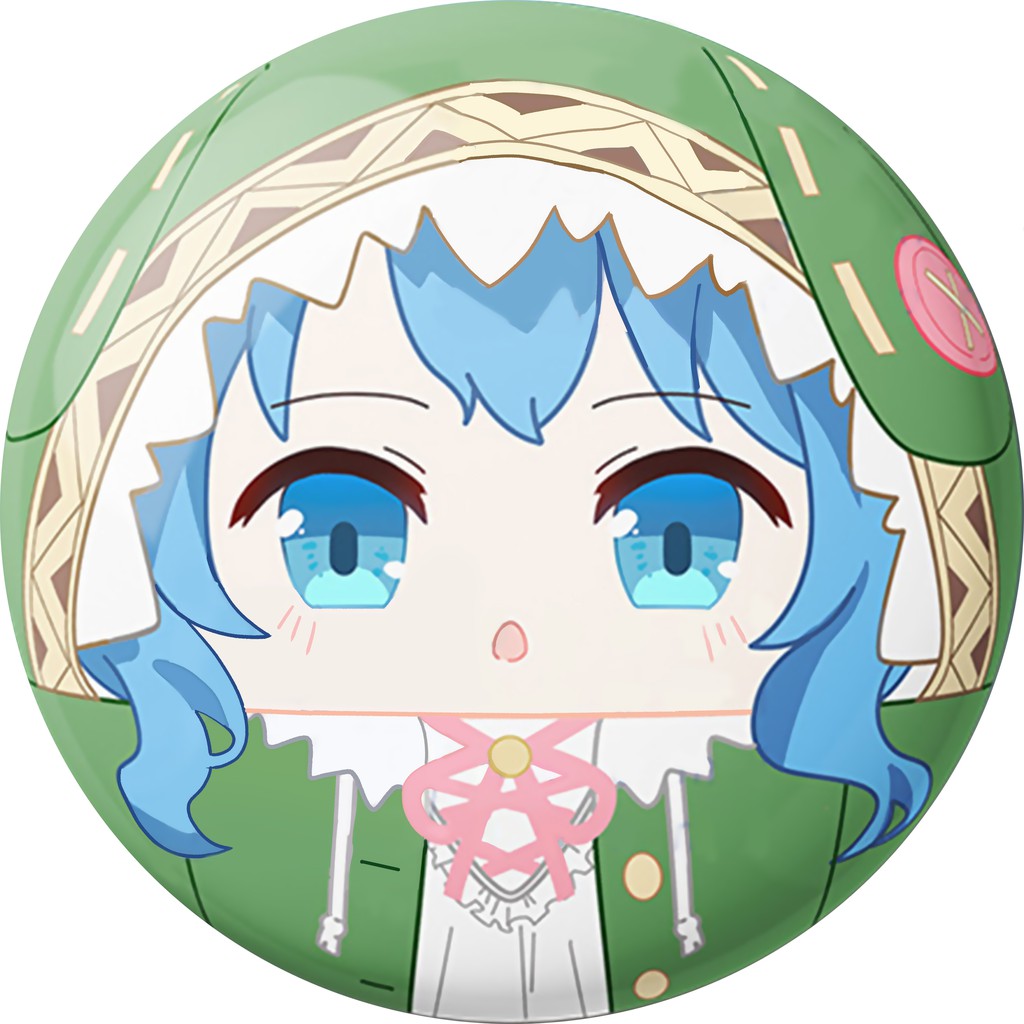 Combo 5 huy hiệu cài áo IN HÌNH Date a live ver mập ú game chibi dễ thương