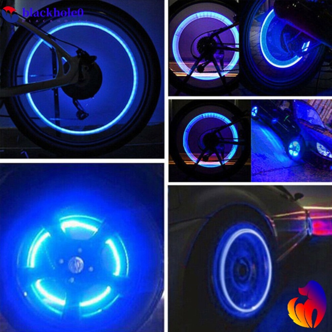 Bộ 4 Vỏ Bọc Van Khí Bánh Xe Có Đèn Led Cảm Ứng Ánh Sáng Thông Minh