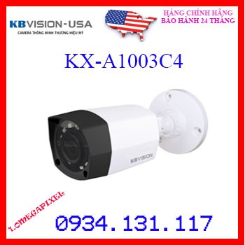 Camera 4 in 1 hồng ngoại 1.0 Megapixel KBVISION KX-A1003C4