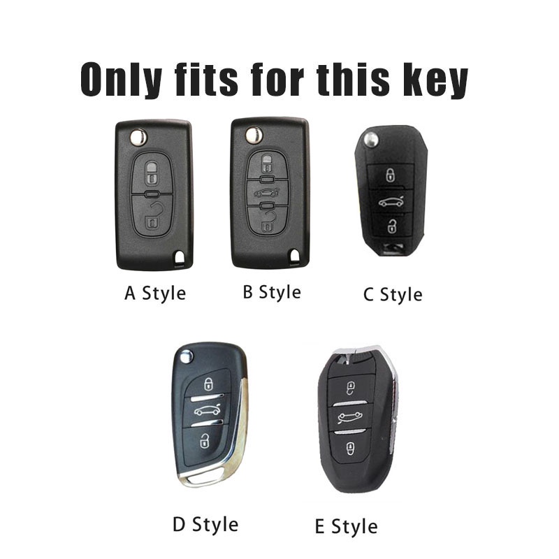 Tpu Vỏ Bảo Vệ Chìa Khóa Xe Hơi peugeot 107 206 208 301 307 308 407 408 508 607 807 2008 3008 4008 5008 citroen xsara picasso c2 C3008 4008 500C6