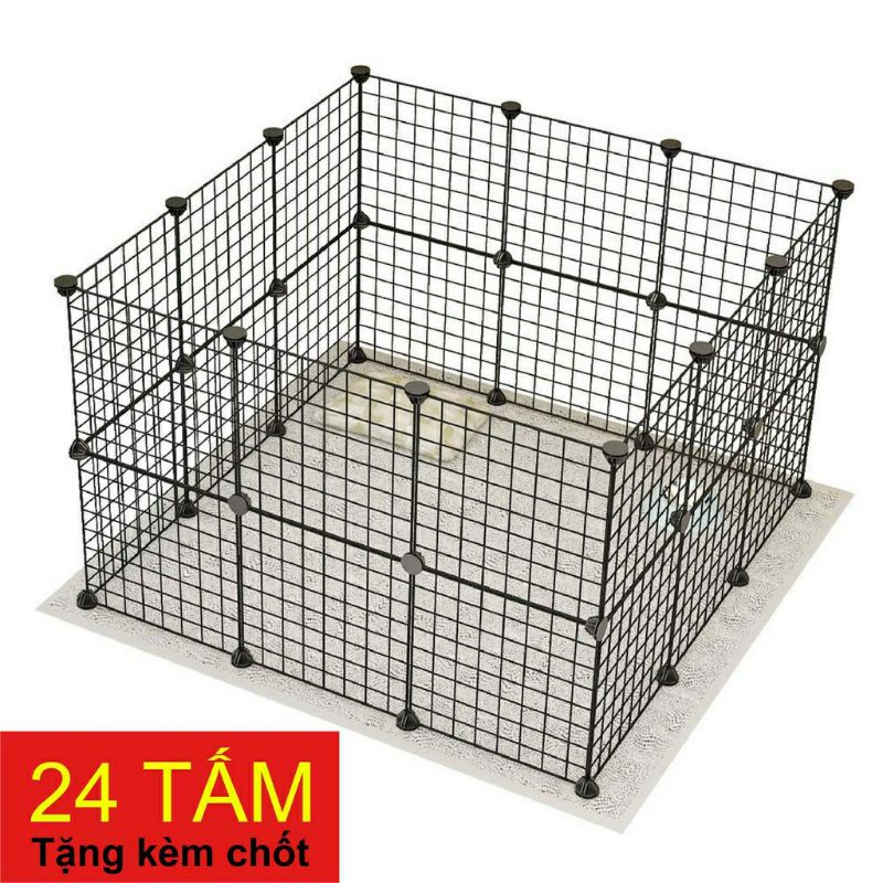 Tấm ghép quây chuồng thú cưng, chuồng chó mèo