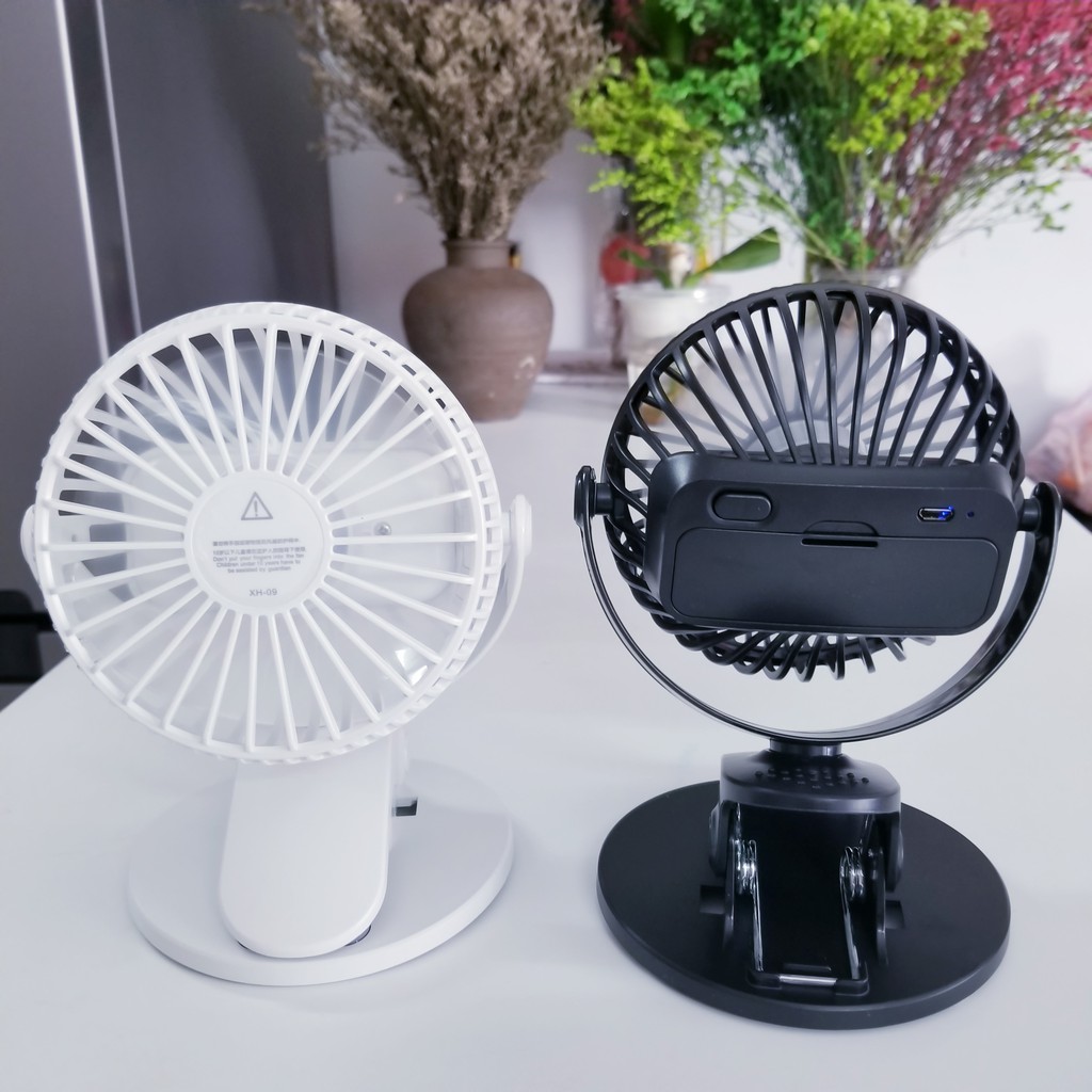 Quạt USB Gắn Xe Đẩy Cho Bé ( Quạt Kẹp Mini) – Pin 2000mAh – 3 Cấp Độ Gió, Sử Dụng 8h Liên Tục | BigBuy360 - bigbuy360.vn