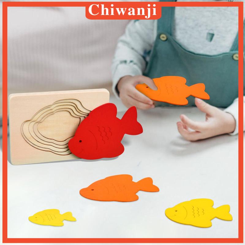 Đồ Chơi Xếp Hình Động Vật Bằng Gỗ Dành Cho Trẻ Em