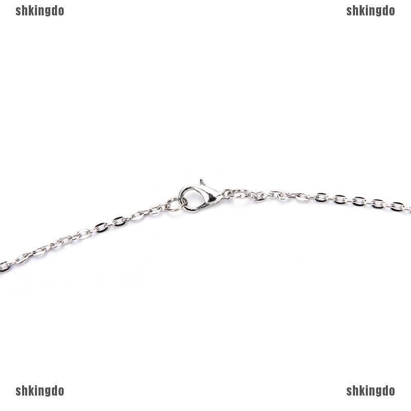 Dây Chuyền Mặt Cỏ 4 Lá Thuỷ Tinh Thời Trang Cho Phụ Nữ