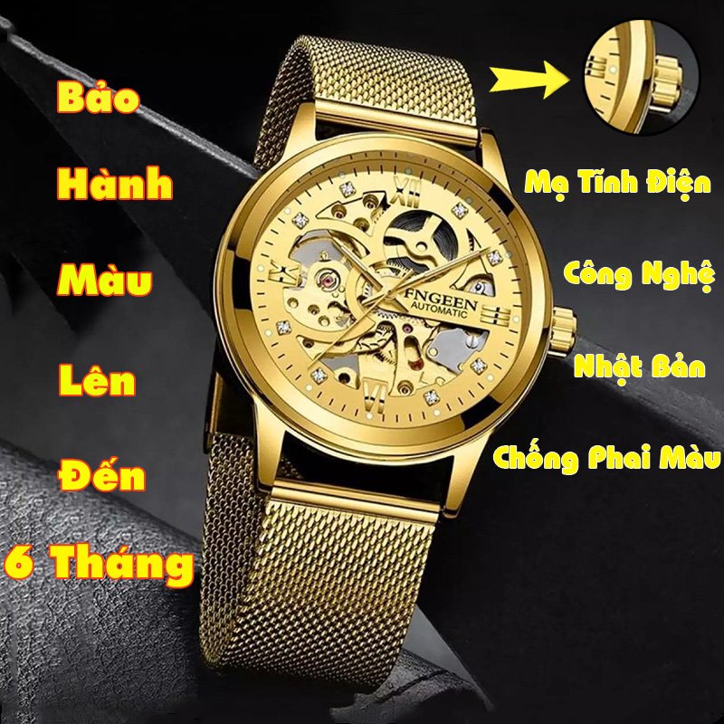 Đồng Hồ Nam , Đồng Hồ Cơ FNGEEEN Lộ Máy Chống Nước Bao Hành 24 Tháng | BigBuy360 - bigbuy360.vn