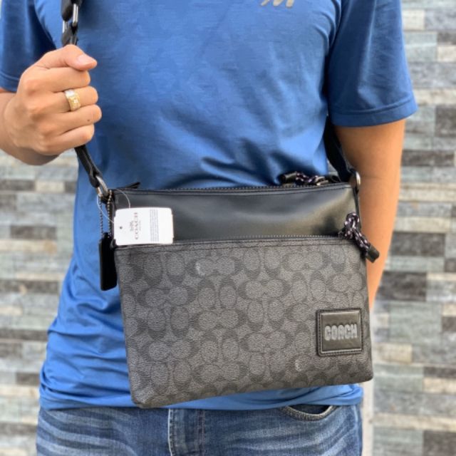 TÚI COACH UNISEX CROSS BODY CANVAS