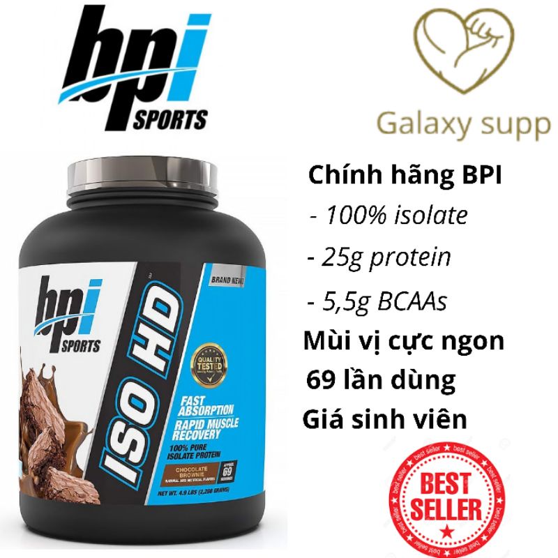 BPI WHEY PROTEIN ISO HD 100% PURE ISOLATE PROTEIN - WHEY TĂNG CƠ