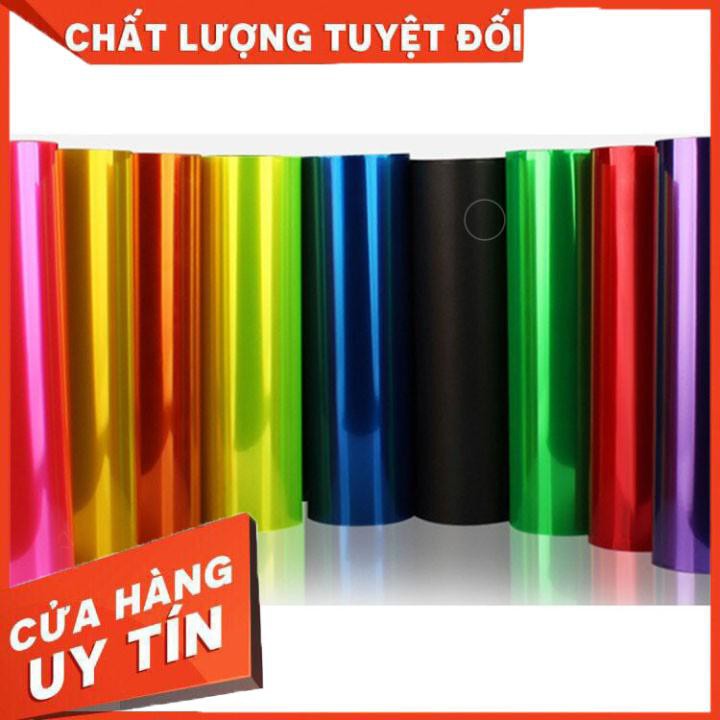 [Vàng] Phim Đề Can Dán Đèn Xe Tạo Màu Sắc  Chống Xước 30x60cm - Vàng