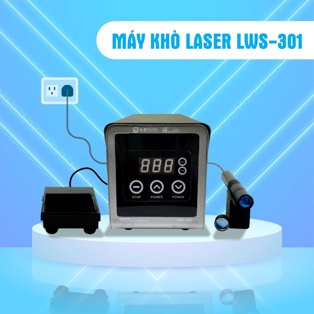 Máy khò Laser LWS-301 khò tách ic, socket bằng tia laser