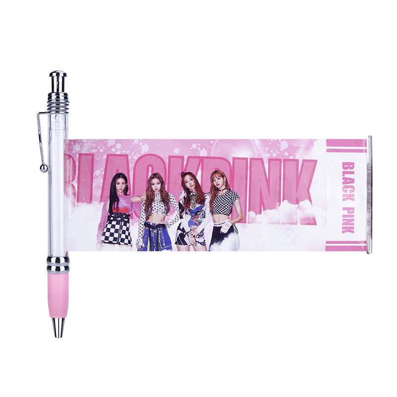 Bút BLACKPINK kéo ra hình Blackpink thần kì