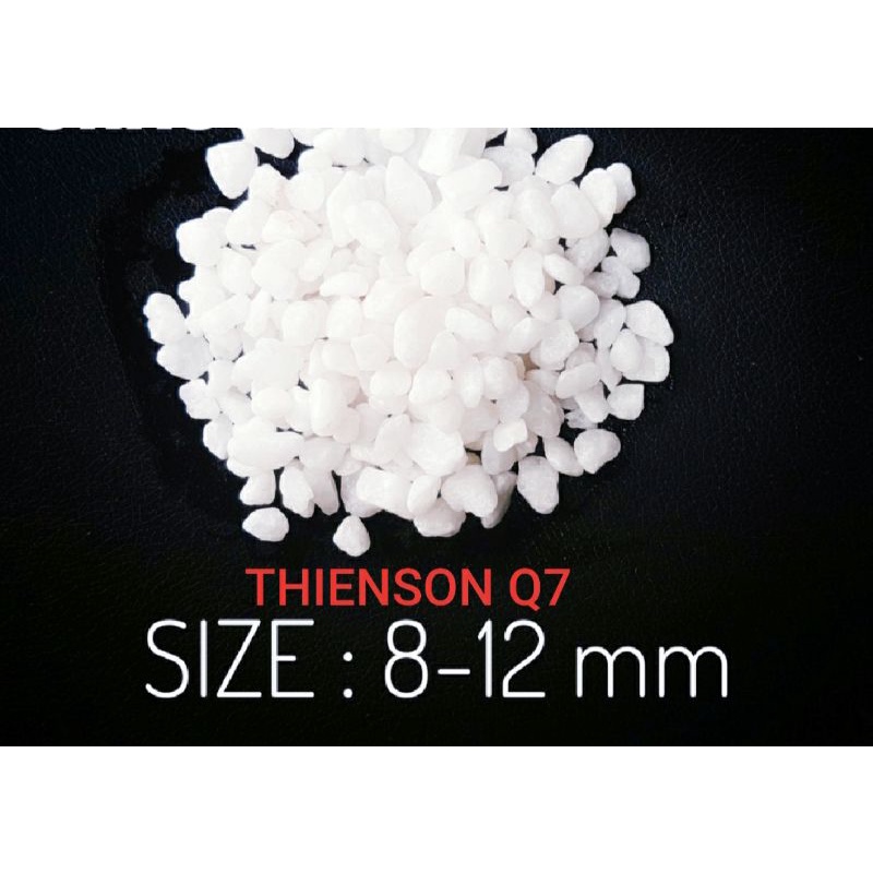 1Kg Sỏi Trắng Tự Nhiên Trang Trí Hồ Cá, Chậu Cây