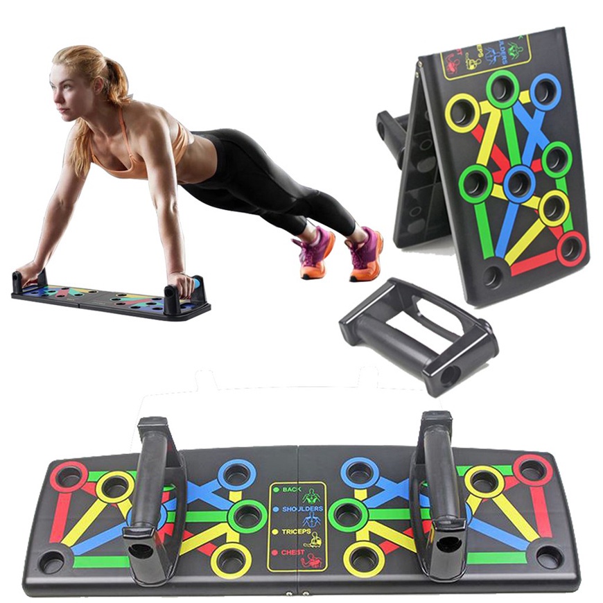 Bảng chống đẩy, Dụng cụ hít đất đa năng 12 trong 1, tập ngực, vai tại nhà Jun Sport