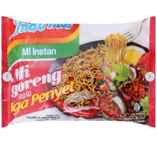 Lốc 10 gói Mì xào khô Indomie Mi Goreng vị sườn gói 85g