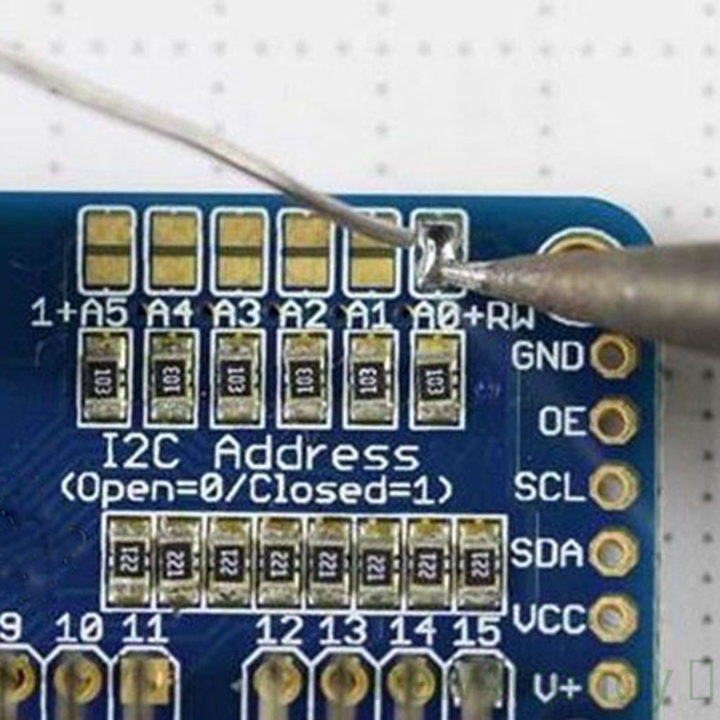 (Hàng Mới Về) Son Môi Trang Điểm New4..Mô Đun Điều Khiển Động Cơ Servo Pca9685 16 CH 12-bit PWM I2C Cho Arduinob