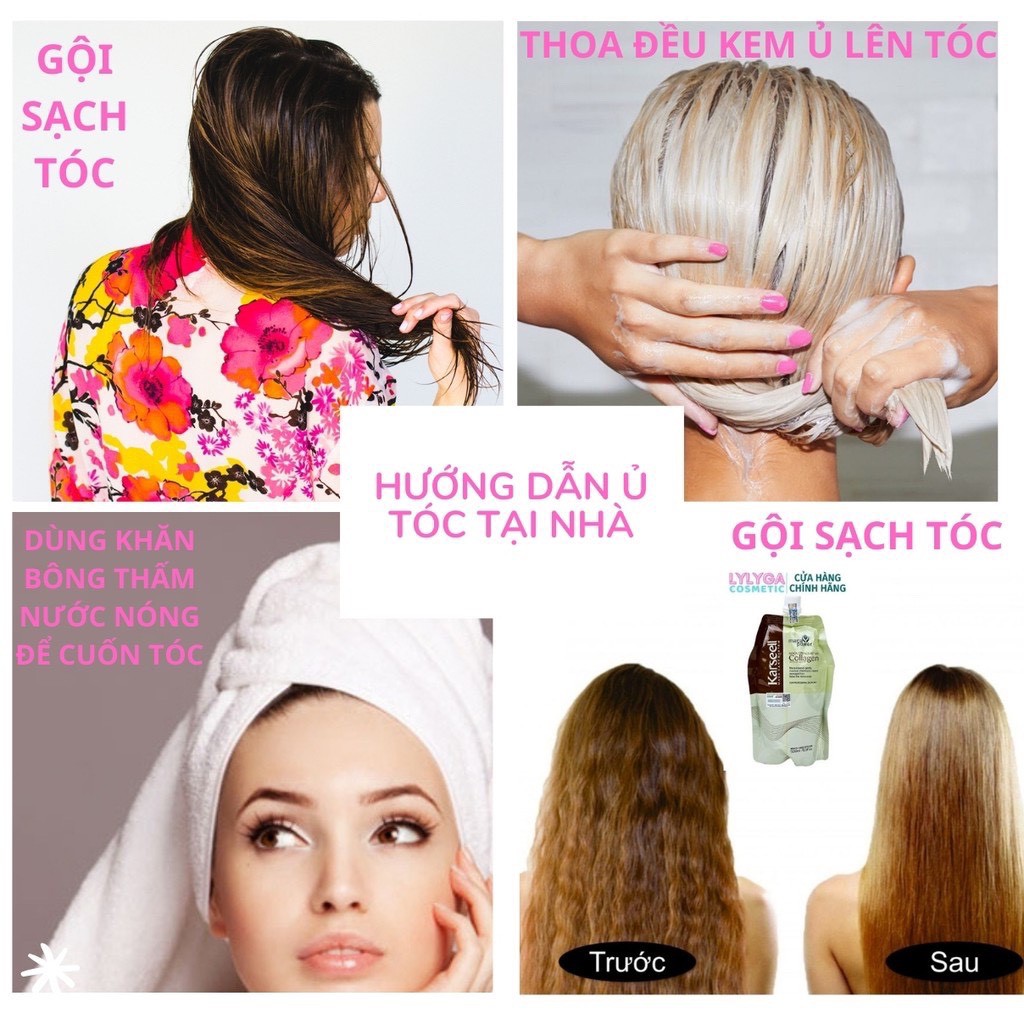 Kem ủ tóc Karseell Maca Power Collagen 500ml phục hồi hư tổn Hấp ủ tóc thẳng mượt bổ xung collagen LOẠI 1 CÓ TEM UT09