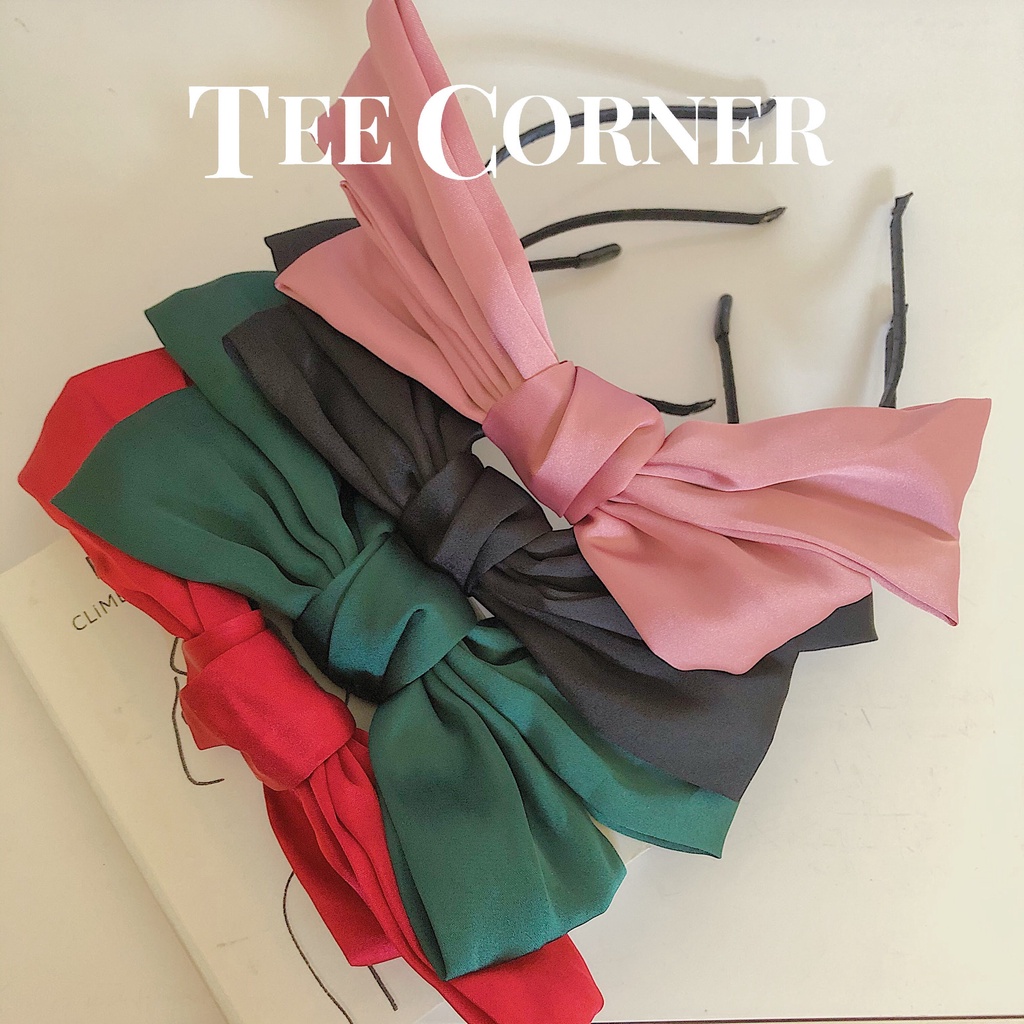 Băng Đô  Cài Tóc Nơ Lớn Tiểu Thư