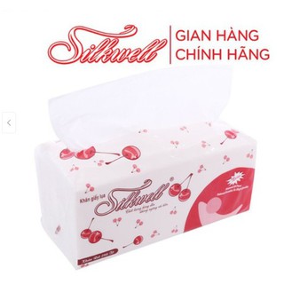 Khăn giấy ăn giấy lụa silkwell 280 tờ 2 lớp chính hãng