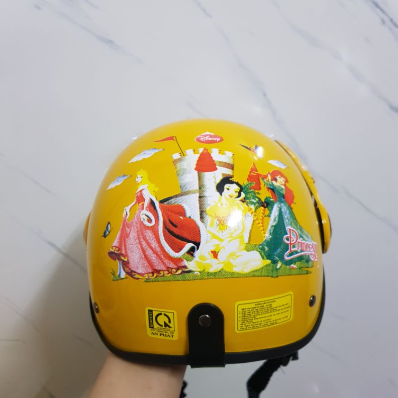 Mũ bảo hiểm cho bé gái 2-5 tuổi siêu dễ thương