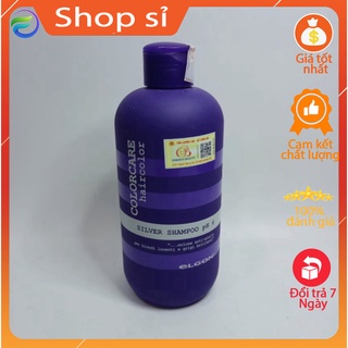 [CHÍNH HÃNG] DẦU GỘI TÍM KHỬ VÀNG ELGON SLIVER SHAMPOO 300ml