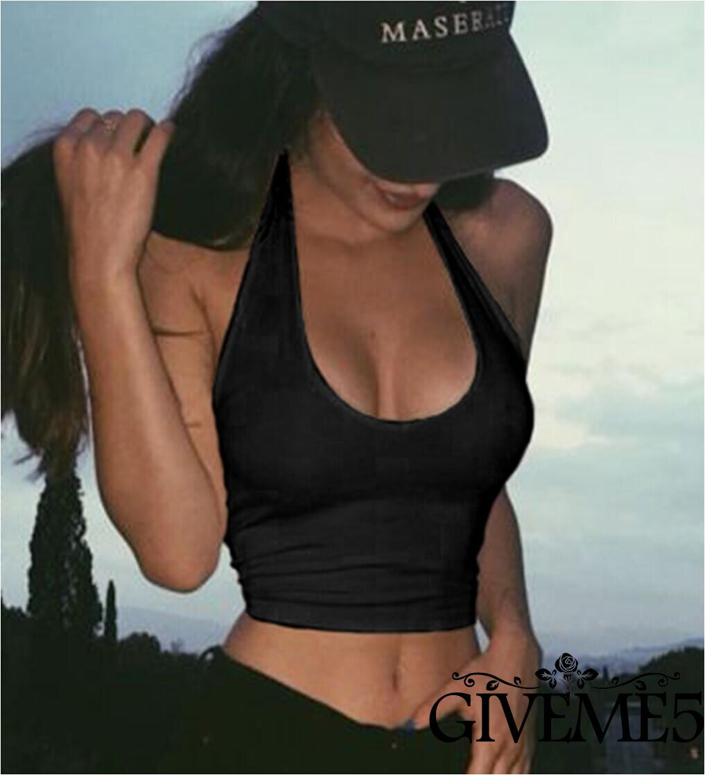 Áo Croptop Cổ Tròn Không Tay Thời Trang Cho Nữ | BigBuy360 - bigbuy360.vn