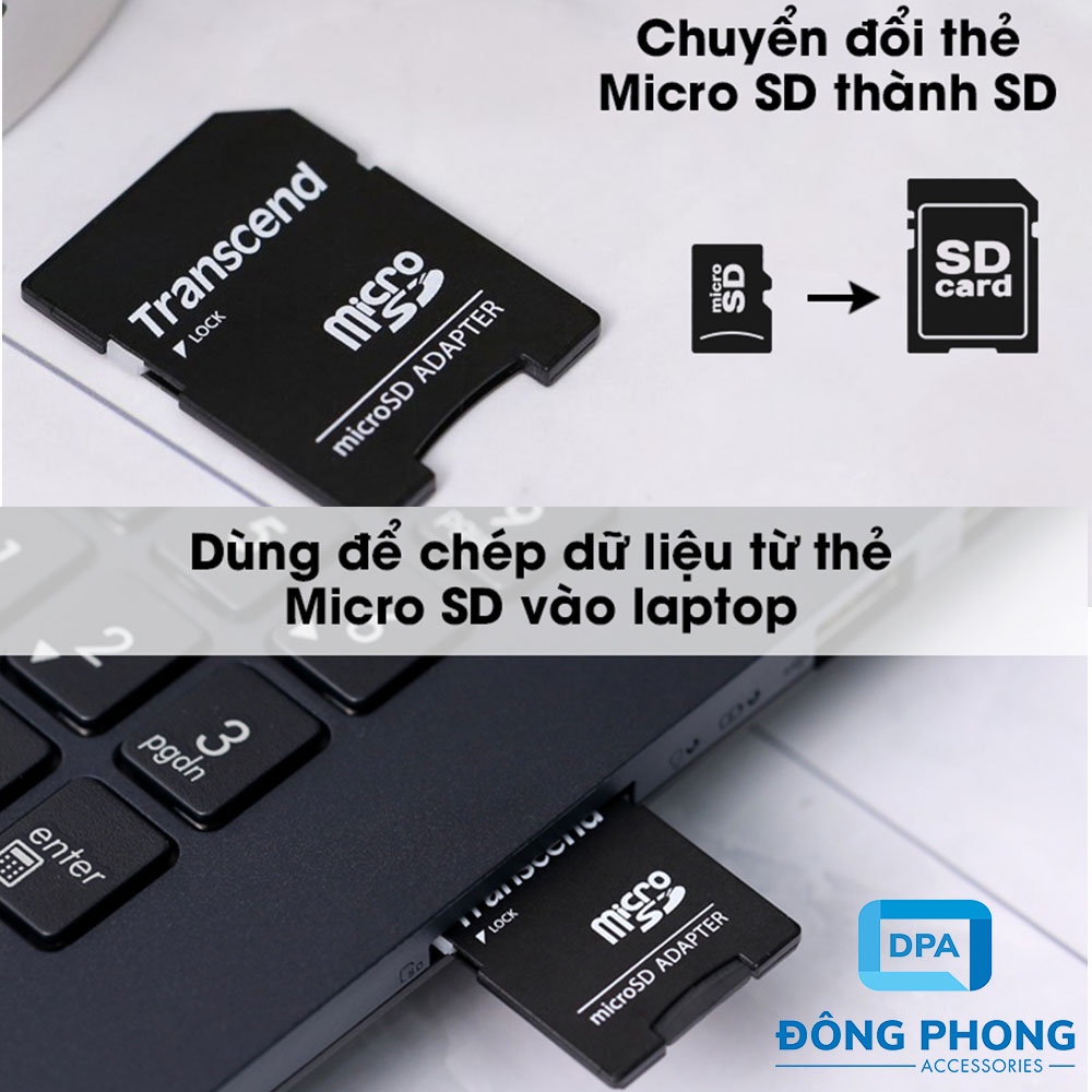 Adapter Thẻ Nhớ Sandisk Chuyển Đổi Thẻ Nhớ Micro SD Sang Thẻ Nhớ SD Chính Hãng