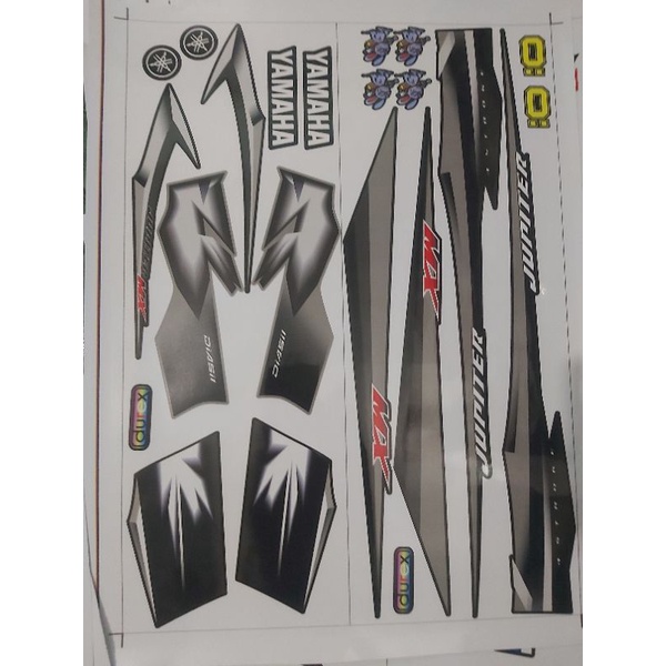 Tem rời dán xe jupiter mx