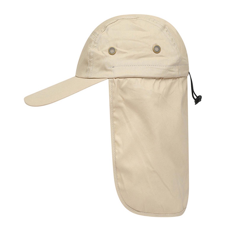 1 Mũ Chống Nắng Upf 50 Có Tấm Che Tai Tháo Rời Được Dành Cho Đi Câu Cá / Leo Núi