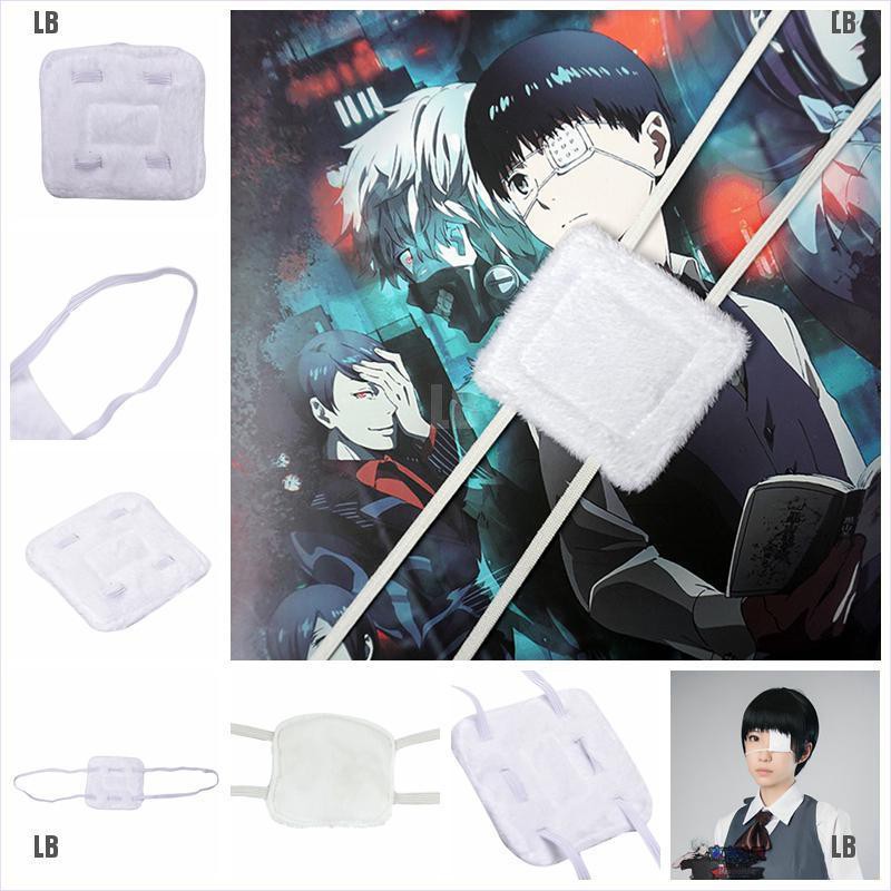 Băng bịt một mắt màu trắng hóa trang nhân vật Kaneki Ken phim anime Tokyo Ghoul