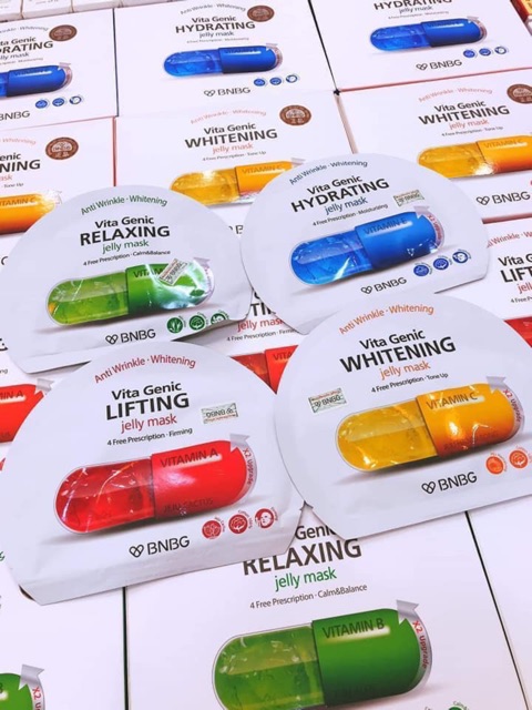 ( Sẵn - Có tem ) Mặt nạ BNBG Vita Genic Jelly Mask | Thế Giới Skin Care