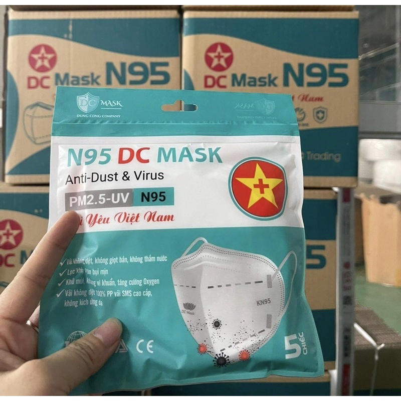 Thùng 200 Cái Khẩu Trang N95 DC Mask