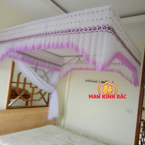 Màn khung vuông tuyn lạnh M6x2m  - không kèm khung