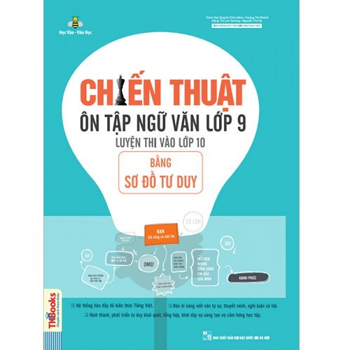 Sách - Chiến Thuật Ôn Tập Ngữ Văn Lớp 9 Luyện Thi Vào 10 Bằng Sơ Đồ Tư Duy Tặng Kèm Bookmark