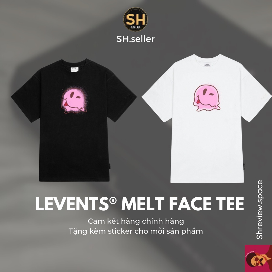 [𝗟𝗲𝘃𝗲𝗻𝘁𝘀] Áo thun 𝗧𝗘𝗘 𝗠𝗘𝗟𝗧 𝗙𝗔𝗖𝗘  ®️(𝗥𝗲𝗮𝗹) - 𝑯𝒂̀𝒏𝒈 𝒄𝒉𝒊́𝒏𝒉 𝒉𝒂̃𝒏𝒈