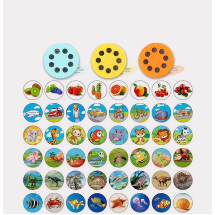 Đồ Chơi Đèn Chiếu Chiếu Hình Dễ Thương Dùng Làm Quà Tặng Giáng Sinh Cho Bé