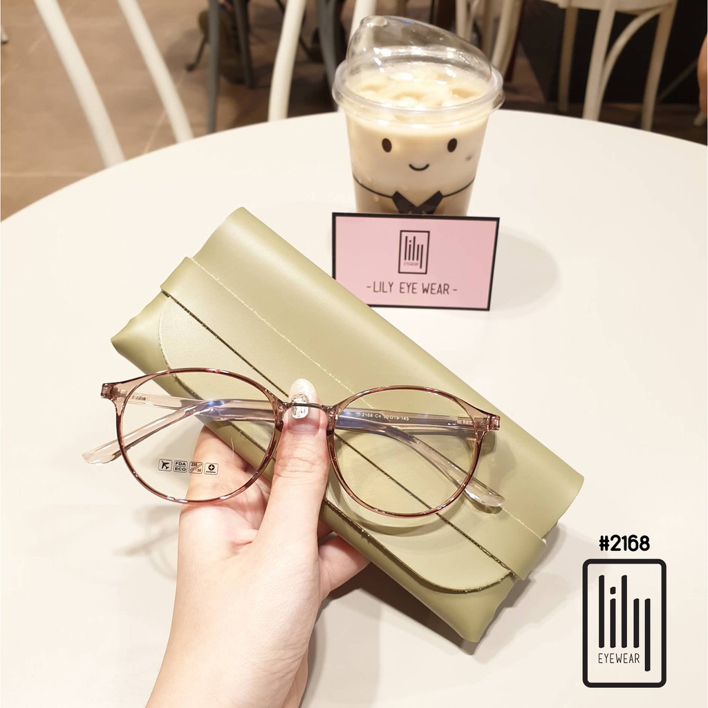 Gọng Kính Cận Nhựa Dẻo GD2168 - Kính Cận Mắt Tròn