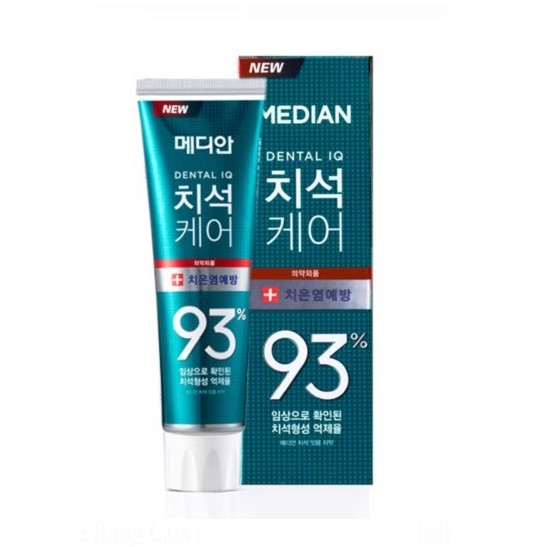 [HSD 10/2023] Kem đánh răng Median Dental 93% giúp trắng răng, giảm ố răng và hôi miệng 120g