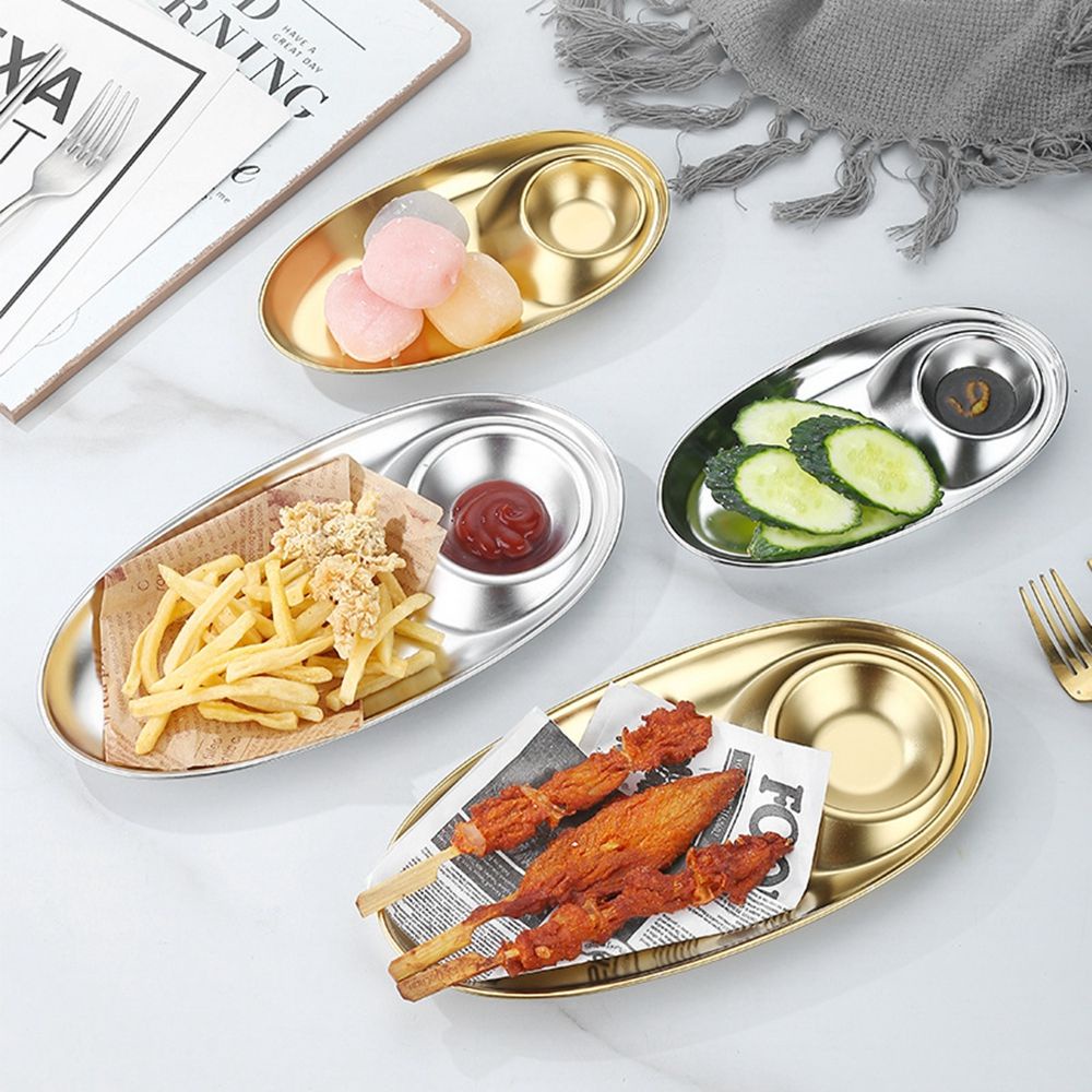 Epoch Đĩa Đựng Nước Chấm / Sushi / Nước Chấm Bằng Thép Không Gỉ 304 Nhiều Màu Sắc
